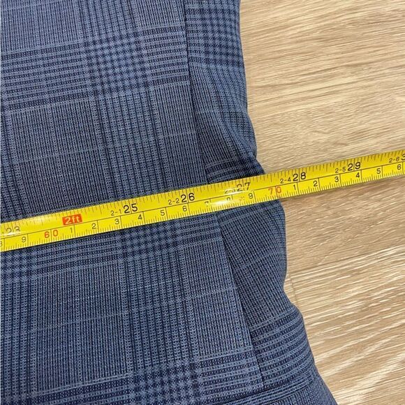 Jack Victor Gibson Blue Plaid Print Wool Single Breast Blazer Jacket 56R - Picture 8 of 12